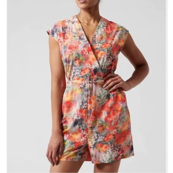 Athleta Marlow Floral Romper - Picture 1 of 11